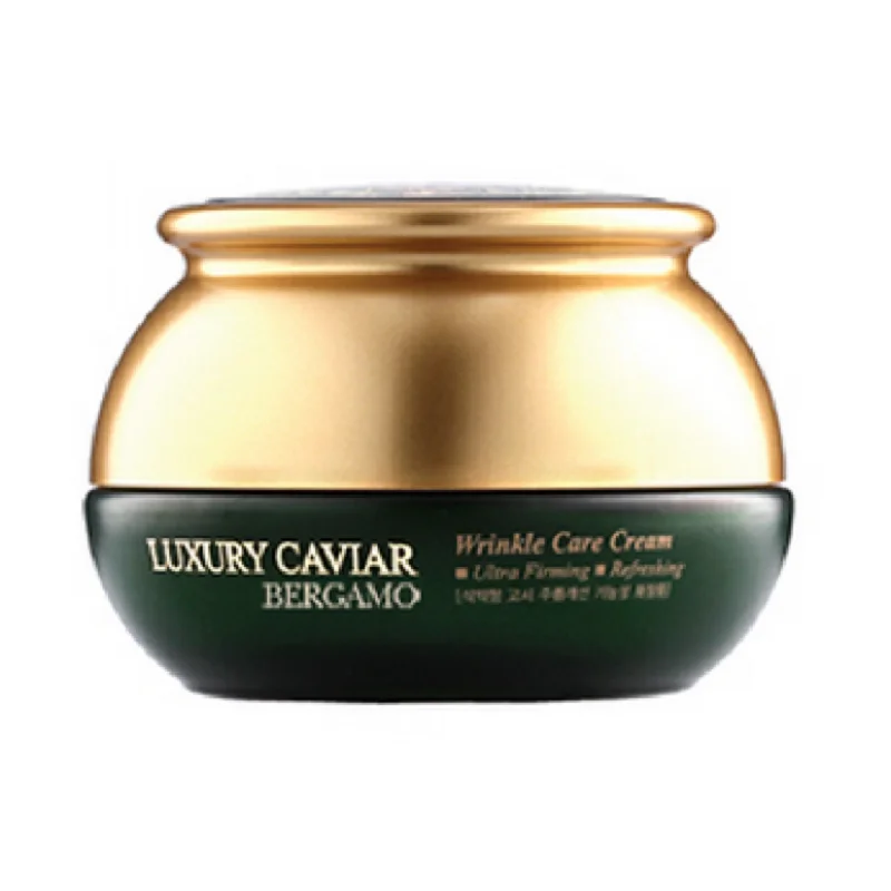 BERGAMO Омолаживающий крем с экстрактом черной икры Luxury Caviar Wrinkle Care Cream 50ml | Красота и