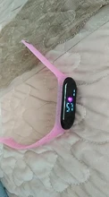 Reloj Digital luminoso impermeable para niños y niñas, pulsera deportiva LED con correa de goma suave, infantil