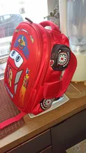 Lightning McQueen-mochilas escolares de dibujos animados 3D para niños, Mochila escolar de primaria, mochilas para la guardería