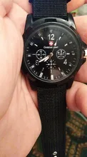 Gemius-Reloj de pulsera militar de nailon Para Hombre, cronógrafo deportivo de cuarzo, Masculino