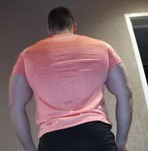 Running T-Shirt Short-Sleeve Tight Fitness Quick-Dry New Men Gym 3XL