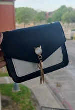 Bolso cruzado para mujer, candado con forma de gato, con cadena, bandolera, con flecos, de hombro, cuadrado, pequeño, para teléfono móvil, 2021