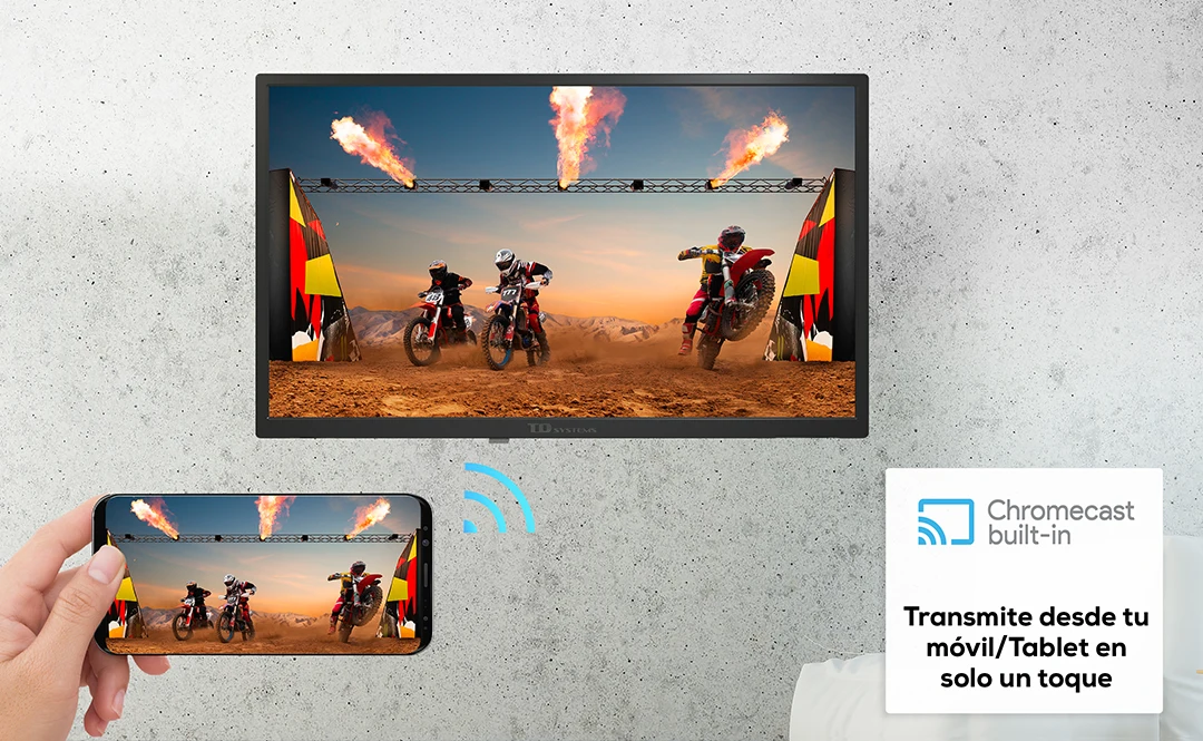 Smart Tv 24 "hd, Official Google Chromecast Televisions, Voice Control (google Assistant). K24dlx15gle [shipping From Spain, 3 Year Warranty]-television - Smart Tv - AliExpress