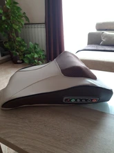 Novedosa almohada de masaje 3 en 1 para cuello, espalda, hombros y cintura, masajeador corporal, regalo para aliviar el dolor, fácil de llevar, para coche, hogar, enchufe europeo