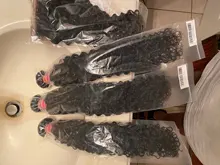 Beauty Forever-extensiones de cabello humano rizado malayo, 4x4, cierre libre/Medio/tres partes, 100%, Remy