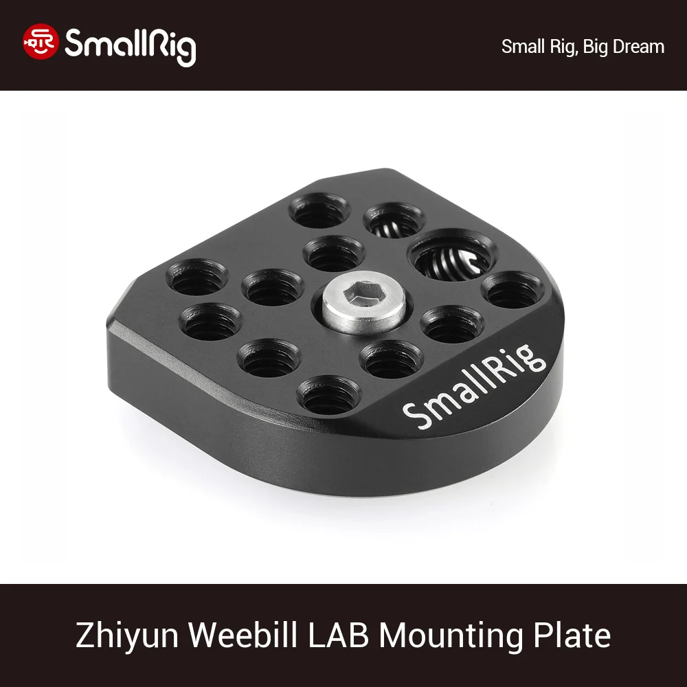 SmallRig БЫСТРОРАЗЪЕМНАЯ мини пластина с 3/8 и 1/4 20 резьбовыми отверстиями для Zhiyun weewell