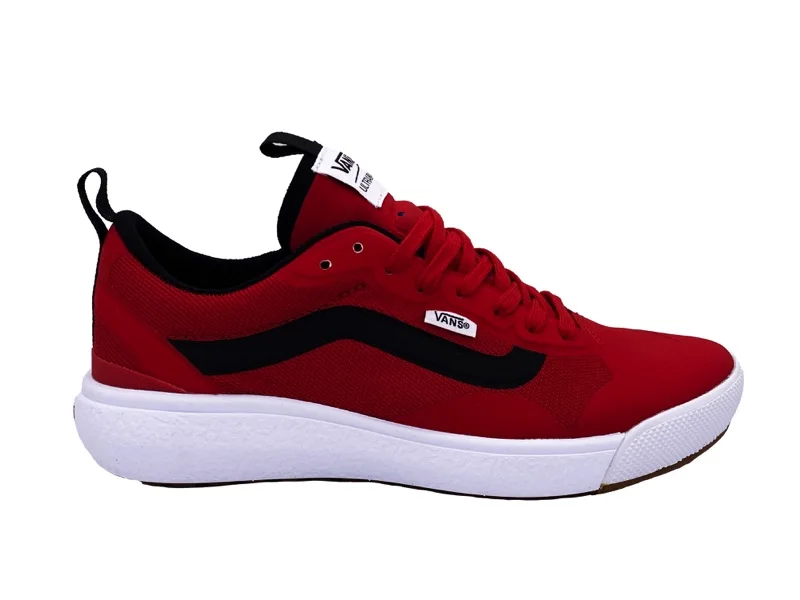 vans running shoes red