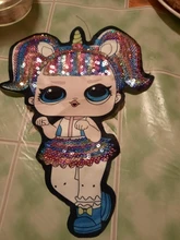 LOL surprise-pegatinas de ropa de muñecas para niñas, parche decorativo bordado para fiesta de cumpleaños