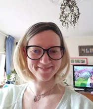 EASIHAIR-pelucas de pelo sintético para mujer, BOB ombré corto, rubio ceniza, resistentes al calor, Bob liso, Cosplay, Lolita