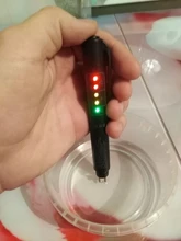 Herramienta de diagnóstico de líquido de frenos, bolígrafo probador para DOT3, DOT4, DOT5.1, 5 LED, herramienta de prueba automotriz para coche