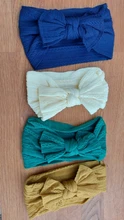 Diademas de lazo de nailon trenzado para niña, turbante ancho liso de punto con Cable, accesorios para el cabello, 27 colores, 1 Uds.