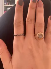 Anillos de plata de ley 925 auténtica para mujer, corona princesa Tiara, corazón de amor brillante, CZ, joyería de compromiso de aniversario