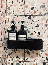 Estante de pared para baño, organizador de cocina, soporte de toalla de baño, cesta de almacenamiento de cocina, accesorios de baño