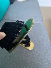 Sandalias con borlas para bebés, zapatos de verano con suela suave, geniales