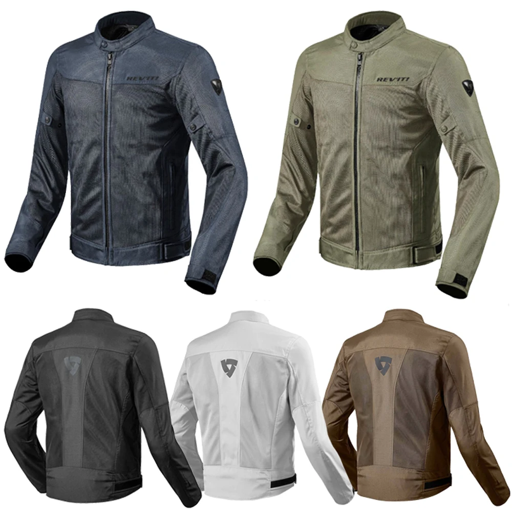 Ecología Describir pala RevIt FJT223 Chaqueta verano Moto Hombre Eclipse Motocicleta Marron / Negro  / Gris / Verde / Azul Talla S 4XL|Chaquetas| - AliExpress