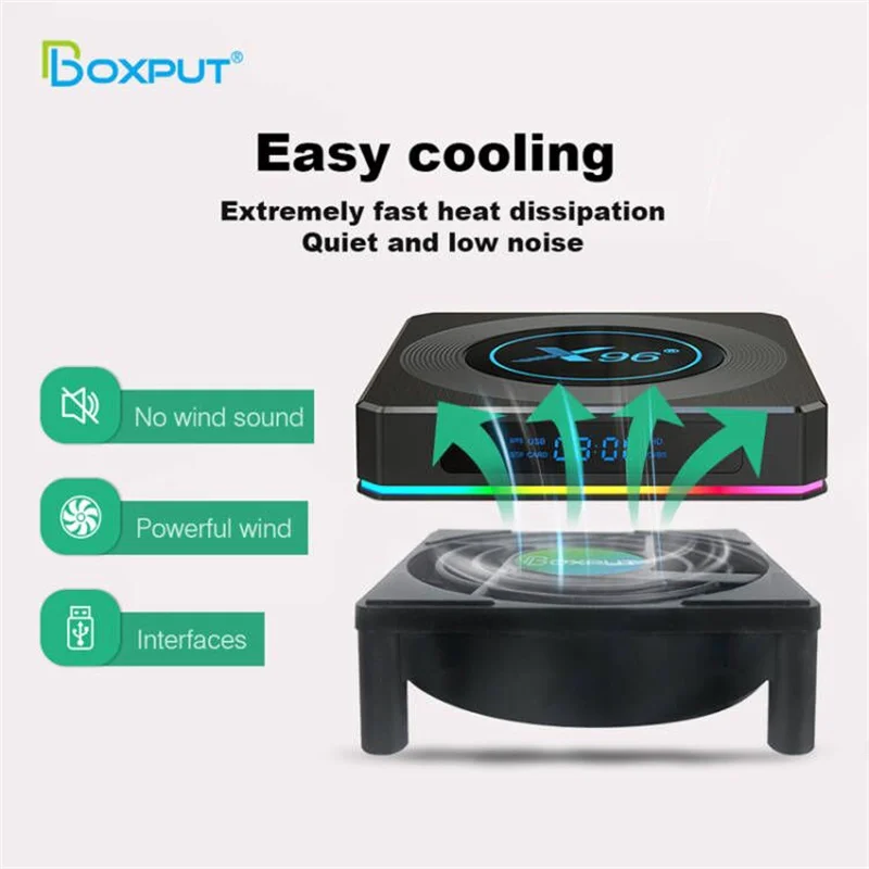 Вентилятор охлаждения C1 для ТВ-приставки Android беспроводной тихий кулер USB