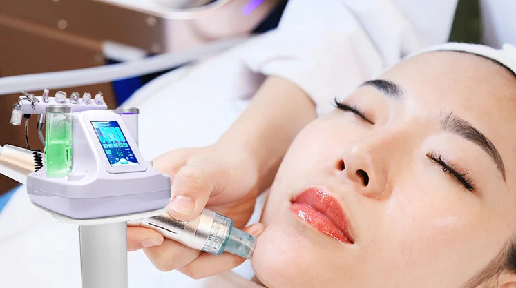 7 в 1 aqual peel вода demerbrasion кислородная струйная обработка лица машина для ухода за собой глубокое очищение кожи омоложение анти-старения