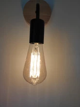 Fixtures Lighting Sconces Decorative Wall-Lamp Retro-Decor Industrial-Loft Wood Living-Room