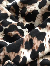 EIFER-Body de leopardo para mujer, Body Sexy ajustado, traje de cuello alto de manga larga, mono estampado