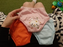 Bragas reutilizables para bebé, pantalones cortos de entrenamiento de 4 capas, lavables, 4 unids/lote