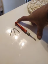 Herramienta de reparación con mango de destornillador para reloj, gafas de teléfono de 5 Bits, Kit de herramientas de reparación de relojes de alta calidad para relojero, 1 unidad