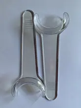 Lanpai-abrelatas de labios en forma de C, material Dental para odontología, 2 uds.