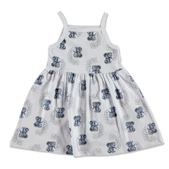 

ebebek Aziz Bebe Summer Baby Girl Elephant Supreme Rope Strap Dress