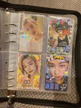 Película de tarjeta parpadeante láser de vidrio de Gema rota, funda holográfica para tarjeta de foto, Idol, Tarot, YGO Ultra, Protector de tarjeta, 100 Uds.