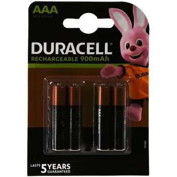 

Duracell Duralock Recharge Ultra AAA Rechargeable battery Micro 900mAh Blister 4 PCs.