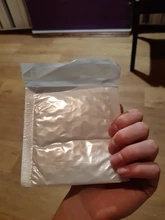Bolsa de sobre de espuma blanca, sobres acolchados de diferentes especificaciones, envío con bolsa de correo de burbujas, 100 Uds.