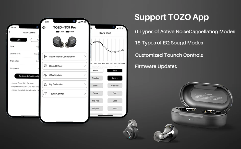 Buy TOZO NC9 Pro V2022 Wireless Earbuds Price In Pakistan available on techmac.pk we offer fast home delivery all over nationwide.