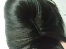 HENRY MARGU-pelucas sintéticas rectas, color negro y marrón, con resalte para mujeres, parte media, longitud del hombro, pelo Bobo resistente al calor