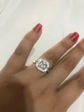 Modyle 2020 nuevo plata Color AAA CZ piedra anillo bisutería mujer joyería de moda Bijoux de cristal de los anillos de boda para las mujeres