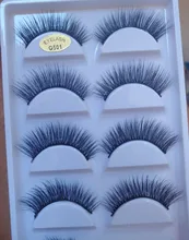 Pestañas postizas 3D de visón gruesas, 5 pares, maquillaje, pestañas llamativas, volumen Natural, suaves, g800