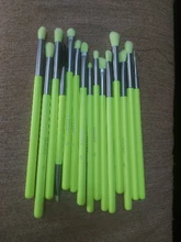 Docolor 15 Uds Set de brochas de maquillaje de ojos profesional ojo sombra antiojeras de cejas pestañas camisas mezcla de pinceles de maquillaje