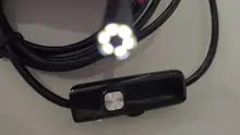 Cámara endoscópica flexible e impermeable, 7mm, IP67, boroscopio, inspección, cámara, Android, PC, Notebook, 6LED, ajustable
