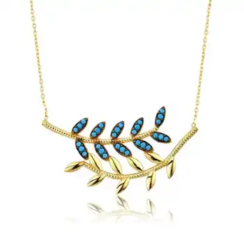 

KUTAYDAN 925 Sterling Silver Spike Women 'S Necklace