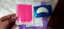 Extensiones de pestañas Micro desechables, duraderas, aplicadores individuales de belleza, herramientas para quitar pestañas, 50/100 unids/bolsa