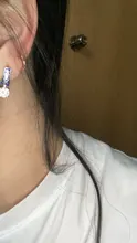 Jewelry 925-Hoop-Earrings Ear-Hoops Rose-Gold-Color Genuine-Sterling-Silver Bamoer Women