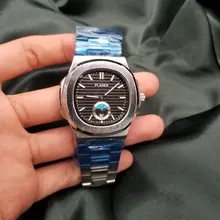 Relojes de lujo modernos con estilo para hombre, reloj de pulsera de acero inoxidable 316L con movimiento de cuarzo de alta calidad y fecha automática