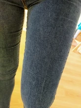 Pantalones vaqueros para mujer, Jeans femeninos de Color negro, pantalones elásticos ajustados para mujer, de talla grande