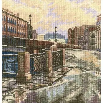 

M422 set for embroidery "channels of Petersburg", 24x25 cm