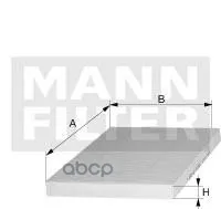 Фильтр Салона Угольный Mann-Filter Cuk3569 MANN-FILTER арт. CUK3569