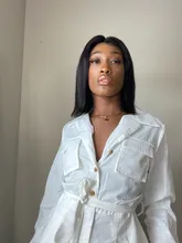 Bob corto peluca recta T malla con división 100% pelucas de cabello humano para las mujeres negras Natural peluca brasileña Remy Pre cierre desplumado pelo