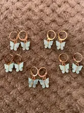 Flatfoosie 10 unids/set lindo mariposa accesorios de la joyería de moda colgante multicolores joyas DIY collares y gargantillas pendientes