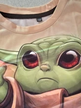 Camiseta mandaloriana de Baby Yoda para hombre, mujer y niño, Camiseta con estampado 3D de Star Wars, ropa de calle de verano, camisetas para niño y niña
