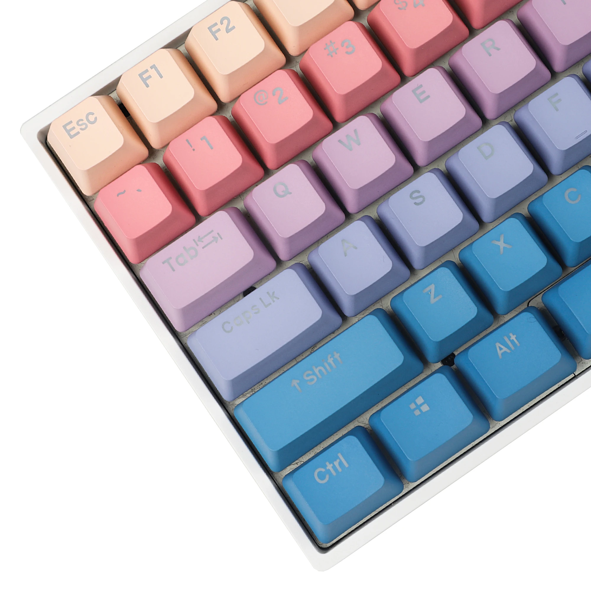 Ymdk-backlit Keycaps Teclado Double Shot Night Sunconjunto Pbt Perfil Oem Teclado Mecânico mx 104 96 87 84 68 122 Ymdk - Imagem 4