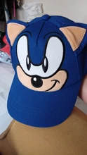 Gorra de béisbol a la moda para niños, gorro de algodón con imagen de animación de juego Popular, Sonic, 2 a 8 años, transpirable