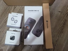 Insta360-Cámara de acción One X2 360, 5,7 K, vídeo VR, 10M, impermeable, Insta 360 One X2, cámara deportiva de bolsillo