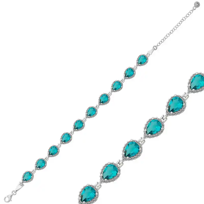 

Armagano 100% 925 Sterling Silver Drop Bracelet High Quality and Original Women Wrist Straps